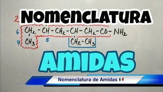 Nomenclatura Orgánica de AMIDAS muy fácil [upl. by Artiek]