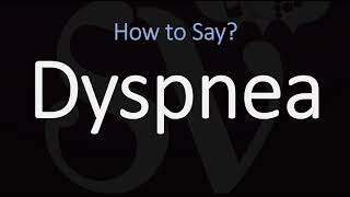 How to Pronounce Dyspnea CORRECTLY Meaning amp Pronunciation [upl. by Ivett]