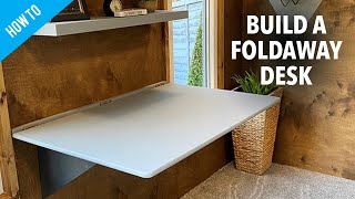 How to build a folding desk [upl. by Audrye]