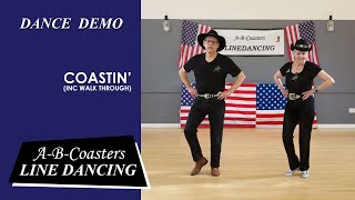 COASTIN  Line Dance Demo amp Walk Through [upl. by Perry]