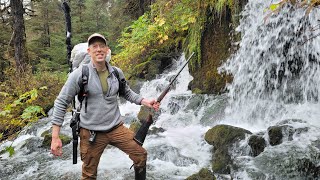 Stranded in Alaskas Rainforest  3 Days Solo camping [upl. by Llerrud]