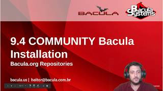 94 Community Bacula Installation [upl. by Irbua602]