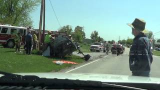 VEHICLE ACCIDENT WITH EXTRICATION PART 1 4302013 [upl. by Walburga]