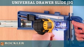 Rockler Universal Drawer Slide Jig [upl. by Ricard199]