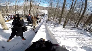 National Toboggan Championships in Camden Maine [upl. by Adnirb617]