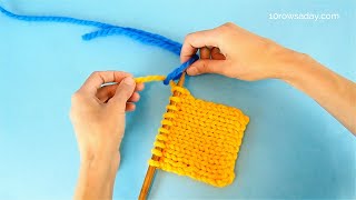 How to Add a New Ball of Yarn  Five Ways [upl. by Plossl]