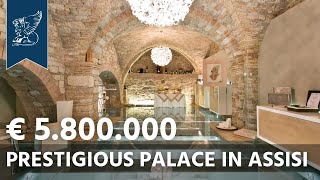 Historical palace for sale in Assisi  Umbria Italy  Ref 3413 [upl. by Evante]