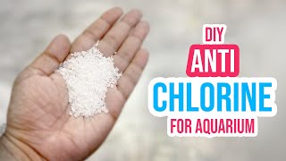 DIY Anti Chlorine How to Remove Chlorine from Tap Water for Aquarium [upl. by Arielle]