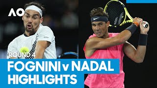 Fabio Fognini vs Rafael Nadal Match Highlights 4R  Australian Open 2021 [upl. by Baler]