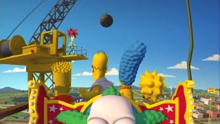 The Simpsons Ride Springfield Media Announcement and POV [upl. by Aix998]