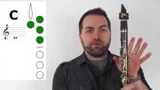 Clarinet  The 5Note Scale C D E F G [upl. by Albrecht]