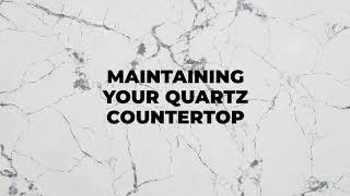 Maintaining your Quartz countertop [upl. by Elaine]