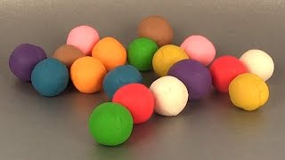 Apprendre les couleurs en français Learn French colors with Play Doh [upl. by Gilligan]