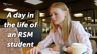 A day in the life of a Rotterdam School of Management Erasmus University student [upl. by Anaujait]