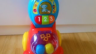 VTech Pop and Count Vacuum Counting Colours Vacuum Cleaner hoover toy [upl. by Yorled]