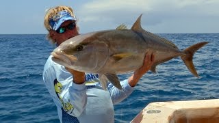 Deep Sea Fishing for Monster Fish  Grouper Snapper and Amberjack [upl. by Nylitak314]