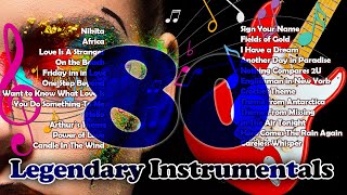 THE LEGENDS OF 80S   BEST INSTRUMENTAL HITS PLAYLIST [upl. by Neetsyrk]