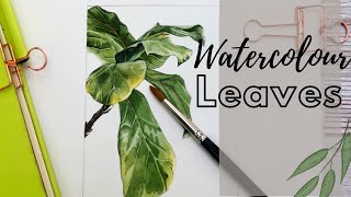 BOTANICAL PAINTING  botanical watercolor made easy [upl. by Llerrahs]