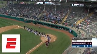 2018 Little League World Series highlights  Rhode Island routs Australia  ESPN [upl. by Ermin]