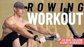 The PERFECT BEGINNER Rowing Workout [upl. by Kare985]