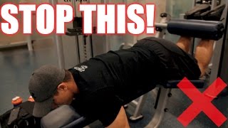 How to PROPERLY Hamstring Curl for Muscle Gain amp Injury Prevention [upl. by Christine]