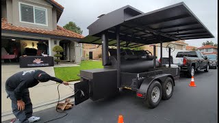 Offset Smoker FIRST COOK  Pitmaster Kenny Tran TheSmoKINGribscom w Harry SlapYoDaddyBBQcom [upl. by Aenert372]