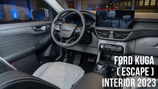 Ford Kuga  ESCAPE  2023 FACELIFT INTERIOR [upl. by Dinsmore237]