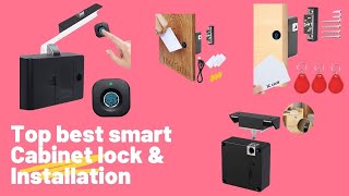 Top best smart Cabinet lock amp Installation [upl. by Ahso713]