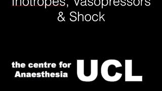 Inotropes Vasopressors amp Shock [upl. by Kaufmann]