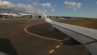 Take off from Göteborg Landvetter Airport GOT Sweden  KLM Embraer 190  May 2019 [upl. by Tterraj184]