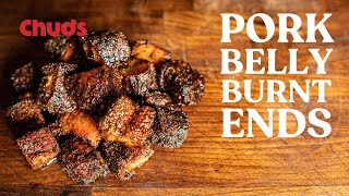 Pork Belly Burnt Ends  Chuds BBQ [upl. by Kerry]