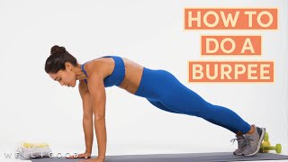 How To Do A Burpee  The Right Way  WellGood [upl. by Gustavo]