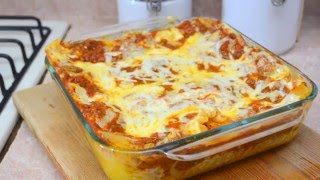 COMO HACER LASAGNA LASAÑA MUY FACIL  Recién Cocinados [upl. by Blondell]