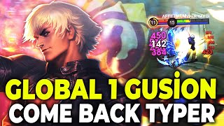 GLOBAL 1 GUSION COME BACK TYPER YARGI [upl. by Leruj]