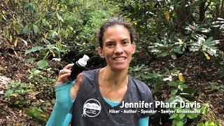 Jennifer Pharr Davis Introduces the Sawyer Micro Squeeze Water Filter [upl. by Bergess]