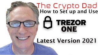 How to Set up Trezor One Hardware Wallet and Use it to Store Bitcoin [upl. by Leahpar]