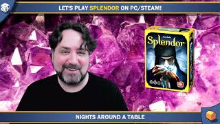 Lets Play Splendor on PC Steam [upl. by Hahsia]