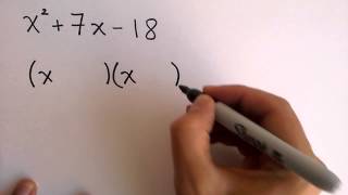 Factoring Quadratic Expressions Pt 1 [upl. by Nuaj]