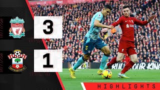 HIGHLIGHTS Liverpool 31 Southampton  Premier League [upl. by Zetniuq]