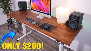 The Cheapest Motorized DIY Standing Desk On Amazon [upl. by Bevan]