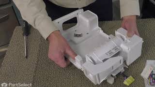 LG Refrigerator Repair – How to Replace the Ice Maker LG  AEQ72910409 [upl. by Nagiam204]