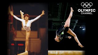 Balance Beam Through The Years  Olympic Memories [upl. by Ramyaj]