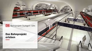 Die Deutsche Bahn baut das Projekt Stuttgart–Ulm  Ein Blick in die Zukunft [upl. by Eelyak971]