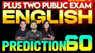 Plus Two Public Exam English  Prediction 60  Eduport Plus Two [upl. by Ducan463]