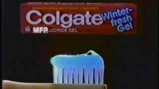 Colgate Toothpaste Commercial 1983 [upl. by Lesde662]