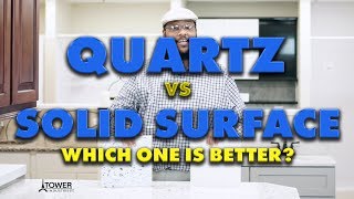 Quartz Vs Solid Surface  Which One is Better [upl. by Yelbmik]