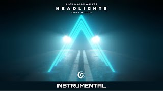 Alok amp Alan Walker  Headlights Instrumental [upl. by Eldwen]