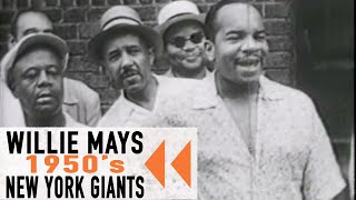 Willie Mays 1950s New York Giants [upl. by Tadeas]