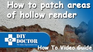 Repairing and patching rendered walls [upl. by Desmond]