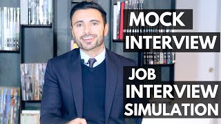 Job Interview Simulation and Training  Mock Interview [upl. by Bubalo]